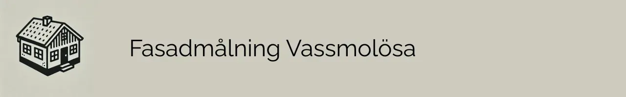 Fasadmålning Vassmolösa