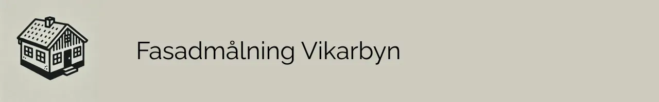 Fasadmålning Vikarbyn