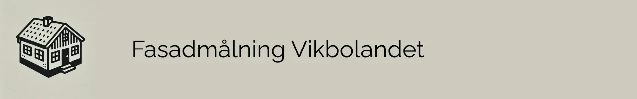 Fasadmålning Vikbolandet