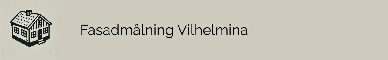 Fasadmålning Vilhelmina