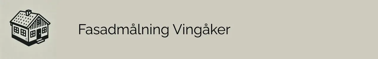 Fasadmålning Vingåker