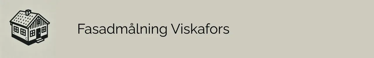 Fasadmålning Viskafors