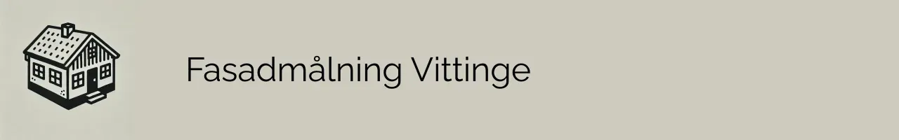 Fasadmålning Vittinge