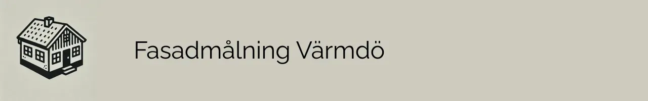 Fasadmålning Värmdö