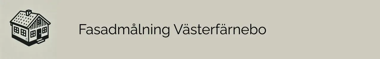 Fasadmålning Västerfärnebo