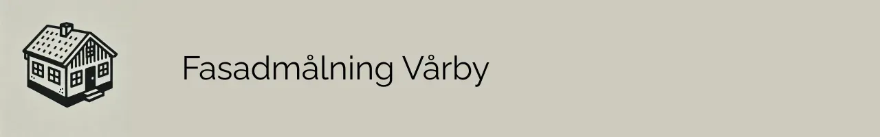 Fasadmålning Vårby