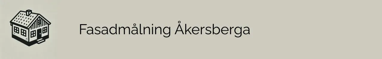 Fasadmålning Åkersberga