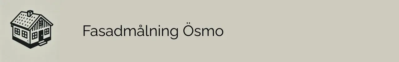 Fasadmålning Ösmo