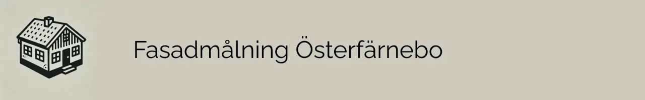 Fasadmålning Österfärnebo